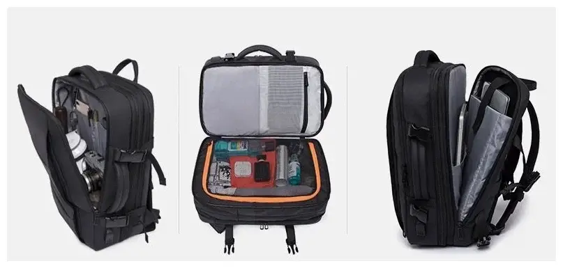  BANGE BG1908D Expand Your Horizons  Business & Travel Backpack for All Your Gear (17.3" Laptop)